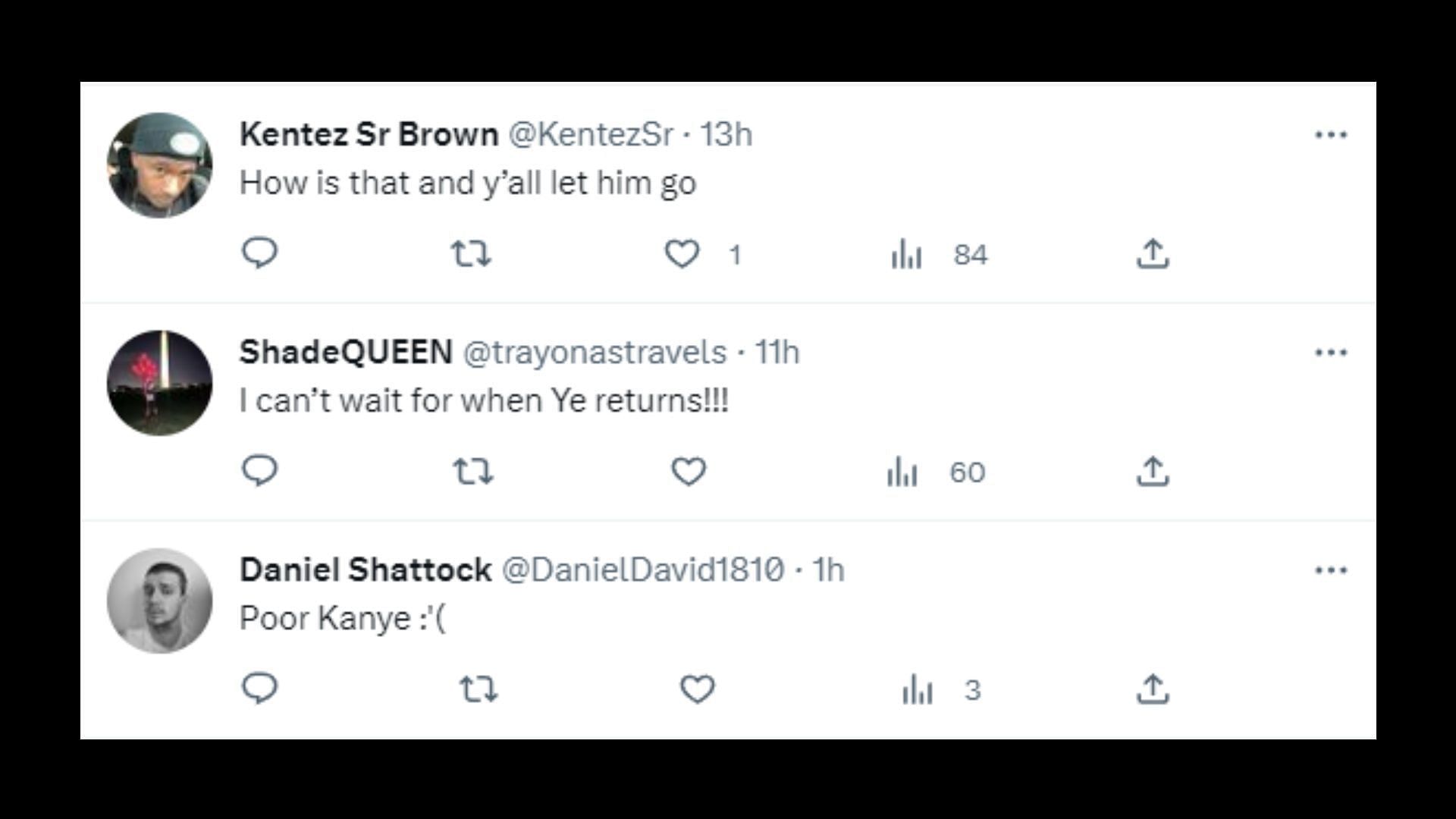 Netizens reacted to the lawsuit against Ye by Gap (Image via DailyLoud/Twitter)